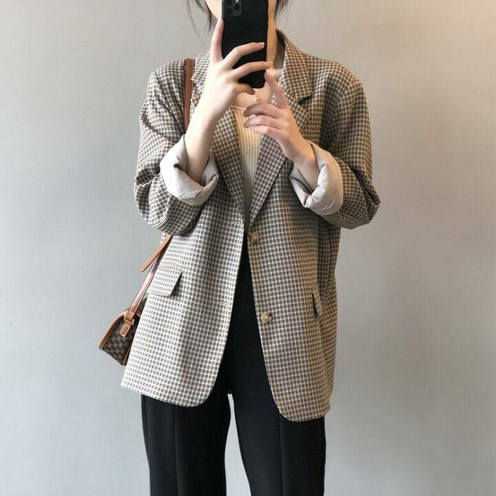 楽天市場】レディース チェック柄ジャケット ガンクラブチェック  