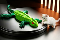壁登り ラジコンカメレオン 電動おもちゃ猫玩具リモコン遠隔操作 USB 充電式 男の子向け いたずら玩具 子…