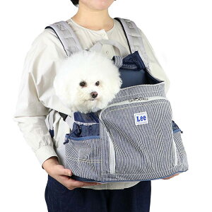 Lee ペットパラダイス 犬 キャリーバッグ リュック ハグ&リュック ヒッコリー 超小型犬 小型犬 | 抱っこ キャリーリュック キャリーバック おしゃれ かわいい 猫 バッグ デニム キャリーケー