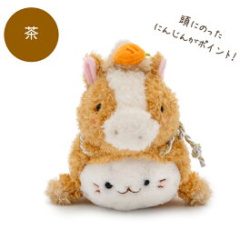 しろたん 干支 午年キーホルダー 【単品】 《茶 白》ぬいぐるみ マスコットキーホルダー 2026年 令和8年 干支 午 うま 午年 ぬい撮り 年賀状作り お正月 新年 迎春 縁起物飾り 新生活 プレゼント ギフト あざらし アザラシ かわいい キャラクター マザーガーデン