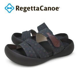 RegettaCanoe -リゲッタカヌー- CJMB-2509 メンズビッグフットライト 和柄 サンダル 履きやすい 歩きやすい 父の日
