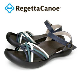 RegettaCanoe -リゲッタカヌー-CJFD-5311a カラフル編み込みサンダル ローヒール ぺたんこ 履きやすい 歩きやすい 痛くなりにくい