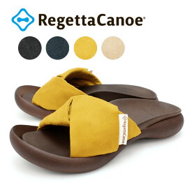 RegettaCanoe -リゲッタカヌー- CJFD-5361 ツイストサンダル ぺたんこ 履きやすい 歩きやすい スエード サンダル レディース つっかけ