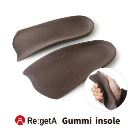 Re:getA Gummi insole - リゲッタグミインソール 中敷き つかれどめインソール 立体インソール疲れにくい 歩きやすい 立ち仕事 ビジネスシューズ用 安全靴用 旅行
