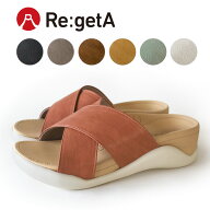 Re:getA サンダル レディース つっかけ -リゲッタ- ECR-001 厚底 履きやすい 疲れにくい 痛くない
