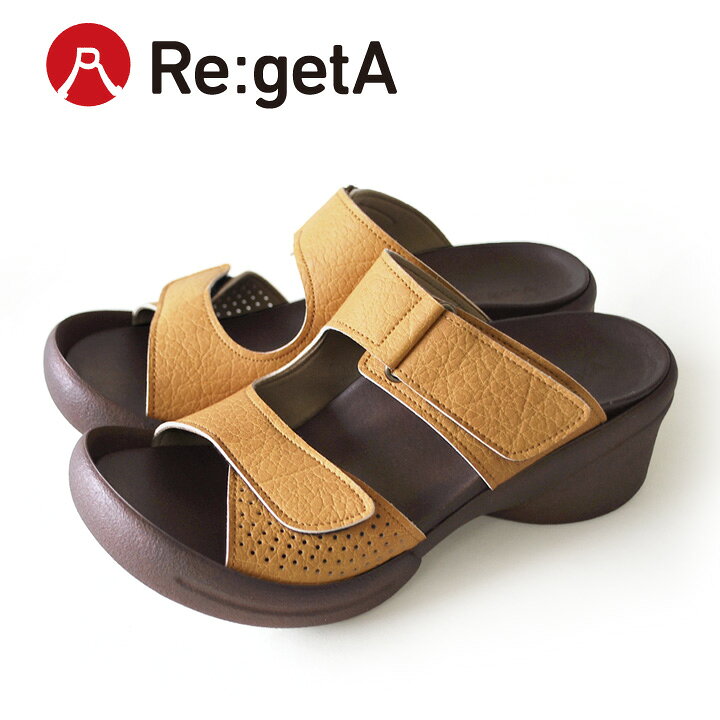 ★クーポン発行中【正規品取扱店･新品】Re:getA サンダル レディース R-2682 リゲッタ 2025春夏 クロスベルト ウェッジソール バックストラップ 日本製 リゲッタ（Re:getA）（レディース）カジュアルシューズ クロスベルト ウェッジサンダル R2682LBL | スポーツ用品はスーパースポーツゼビオ
