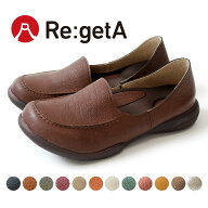 PT10倍開催6月13日0:00〜15日23:59まで Re:getA　-リゲッタ-R-302 ドライビング シューズ ローファー 履…