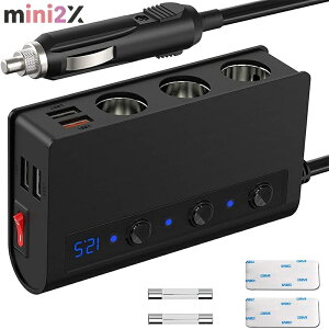 �V�K�[�\�P�b�g 3�A �y �}���[�d QC3.0 �z 180W �J�[ �`���[�W���[ �V�K���b�g���C�^�[�\�P�b�g �t�� 7�|�[�g ���d �ԍ� �[�d�� 12-24V �Ή� USB�|�[�g 4���t �ԗp ���� �\�P�b�g ���z�� �X�}�[�gIC 