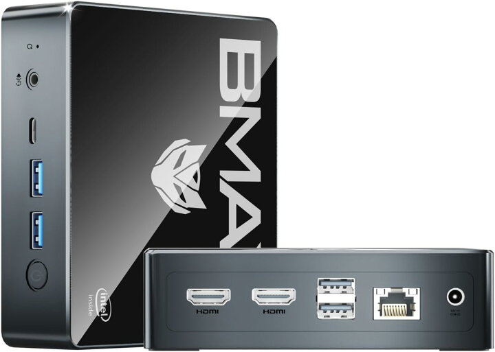 楽天市場】BMAX ミニPC N100 16GB DDR4 512GB SATA SSD Win 11 Pro 