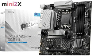 MSI}U[{[h PRO B760M-A DDR4 II 14/13/12Intel CPU(LGA1700) yPCŉKQ[z [B760 ] MB6318  WIFI p\R PC  LGA1700 DDR4Ή Micro-ATX}U[{[hBC^[t