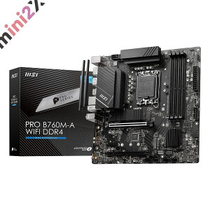 MSI}U[{[h PRO B760M-A WIFI DDR4 y 14/13/12  Intel CPU ( LGA1700 ) Ή z2xGen4  M.2 ő 4 o Intel B760 2.5G LAN Wi-Fi 6E  MB5996 p\R PC }U{ gݗ q[gVN fUC WIF