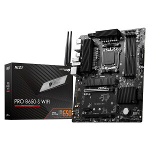MSI }U[{[h PRO B650-S WIFI [ B650  ] y M̍6w PCB ݌v E 12+2+1tF[Y dH z ATX DDR5-7200 ( OC ) Ή AMD Ryzen 7000/9000 V[YΉ MB6268 PC }U{ p\R gݗ 