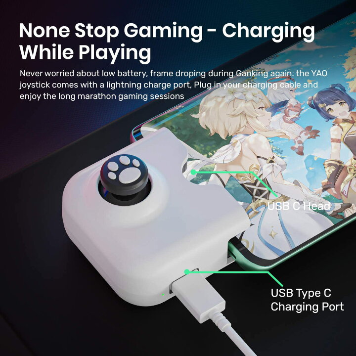 楽天市場 スマホ ゲーム ジョイスティック コントローラー 左手 用 Android 又は ライトニング アイフォン 対応 Iphone スマートホン 充電 しながら スティック ゲーム ゲーミング Pubggモバイル コール オブ デューティー Codm ワイルドリフト ゲンシンインパクト 原