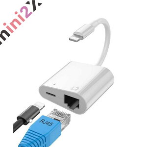 LLAN ϊA_v^[ CgjO iPhone iPad p A_v^  ʐM LAN Lightning RJ45 C[Tlbg 10/100/Mbps vOvC ŐVIOS14 Ή [d ݑΖ EFuc WEB COs o 
