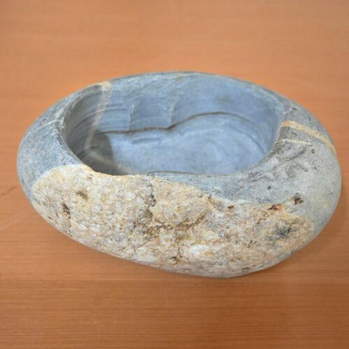 楽天市場】天然石の植木鉢 天然石 器 植木鉢 花器 一品もの 石 鉢 石器 