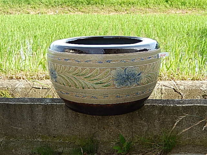 楽天市場】火鉢 一珍技法 信楽大鉢 : 園芸百貨店何でも揃うこぼんさい