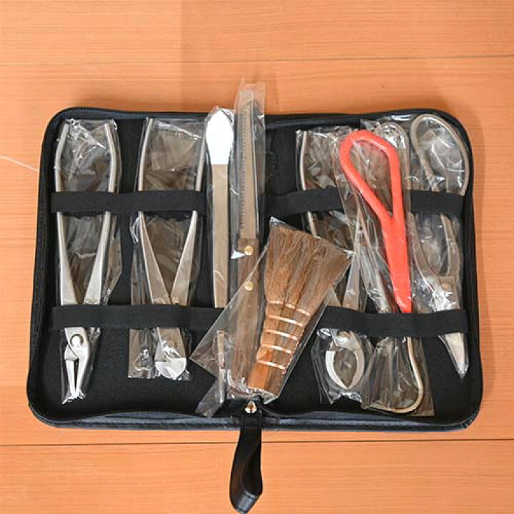 楽天市場】さびにくい道具【盆栽道具セット】ステンレス盆栽8点セット 