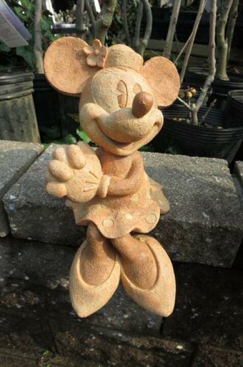 楽天市場 送料無料 ディズニーガーデンオーナメント ミニー 園芸百貨店何でも揃うこぼんさい