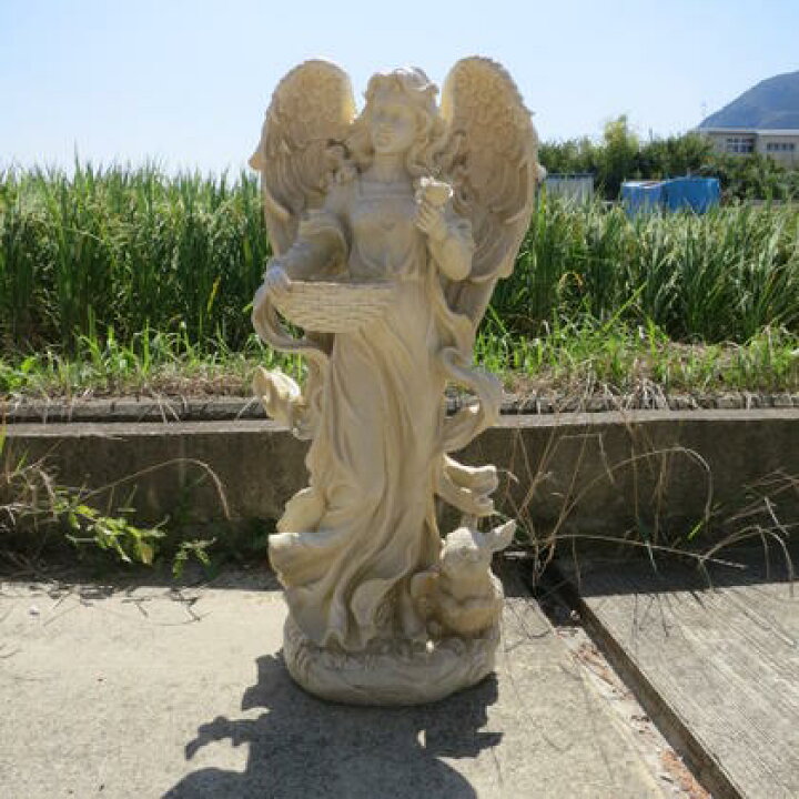 楽天市場】特大エンジェル置物女神天使置物天使天使雑貨【エンジェル 