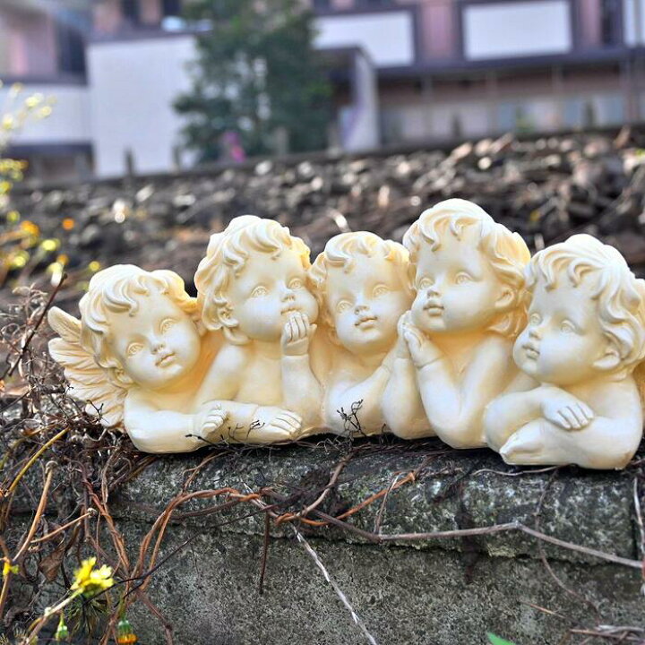 楽天市場】エンジェル 5人の天使 天使の置物置物 天使 エンジェル 