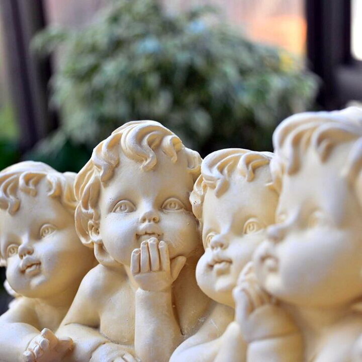 楽天市場】エンジェル 5人の天使 天使の置物置物 天使 エンジェル 