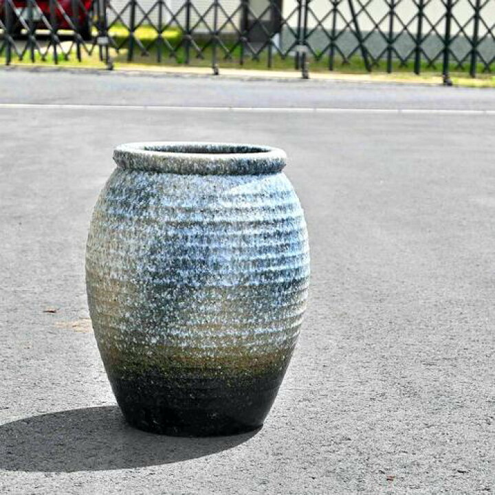 楽天市場】信楽焼 花瓶 傘立て和風 傘たて 置物信楽焼き 陶器 かびん 