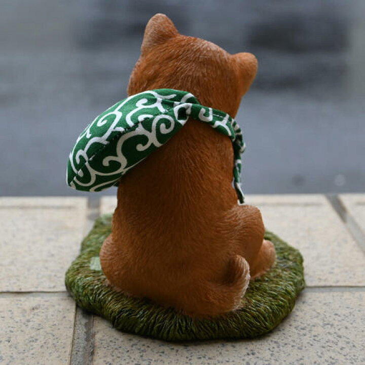 楽天市場】柴犬 アドベンチャー 冒険 モモ 豆柴 置物 小さい置物 玄関 