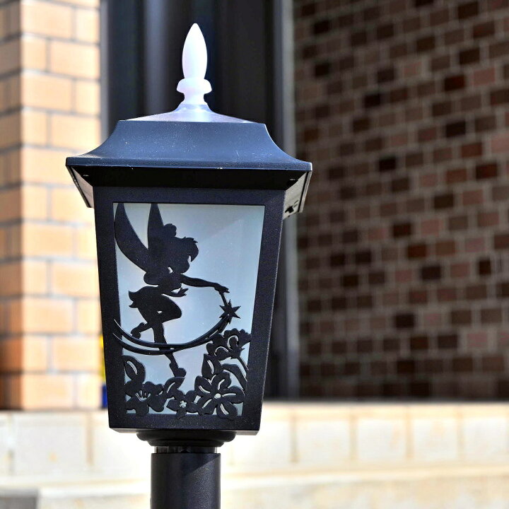 現品ソーラーライト ティンカーベルシルエットライト ディズニーDisney Garden Collectionソーラー充電式 LEDライト 園芸百貨店何でも揃うこぼんさい