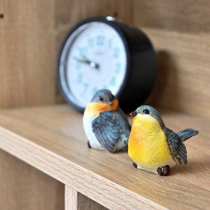 楽天市場】ミニバード 小鳥置物 かわいい置物 鳥の置物 4個セットミニ 