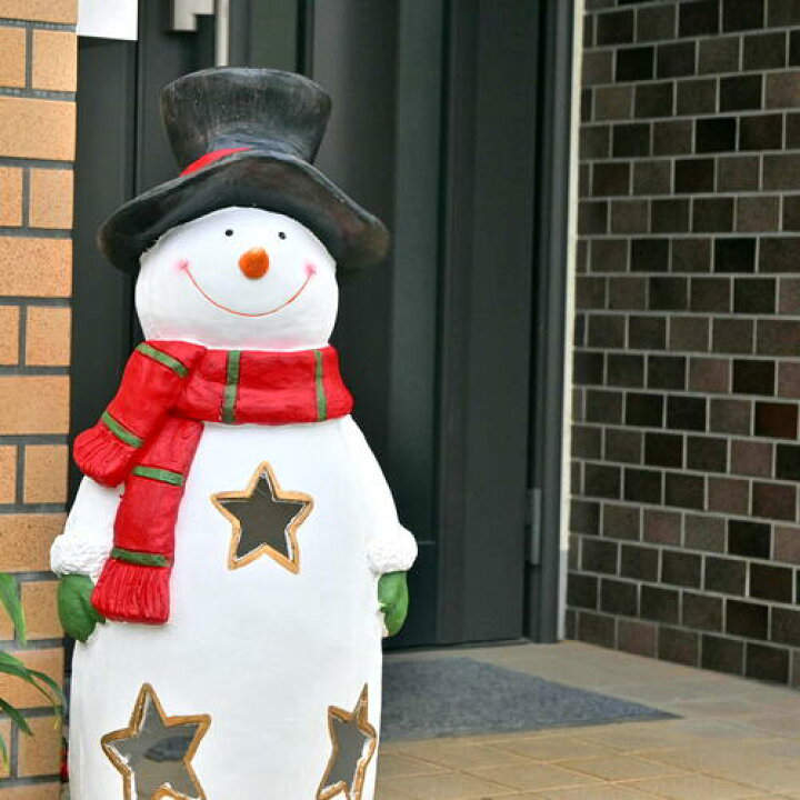 楽天市場】NEW2024年 ビッグスノーマン メリークリスマス雪だるま  