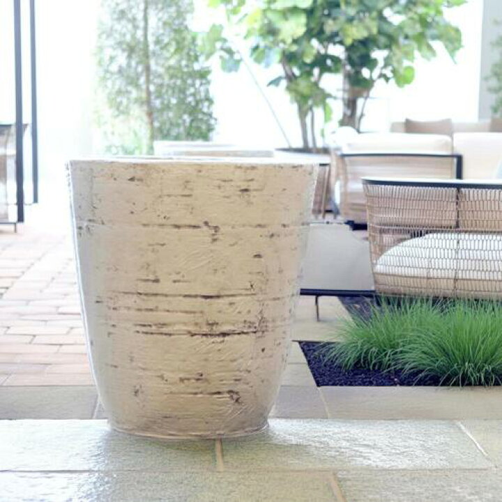 楽天市場】植木鉢 白 軽い 大きい オブジェ 大きい鉢植 おうちの 