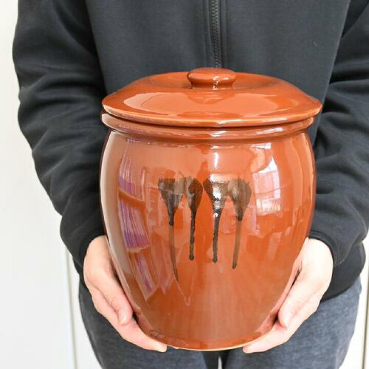 楽天市場】漬物容器陶器製 蓋付半胴瓶 梅酒 お漬物用に : 園芸百貨店 