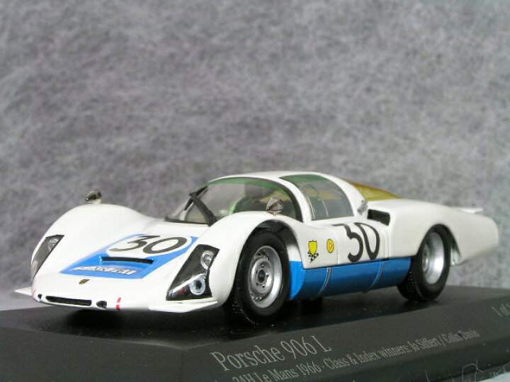 楽天市場】ミニチャンプス ミニカー 1/43 スケールポルシェ 906 L1966 