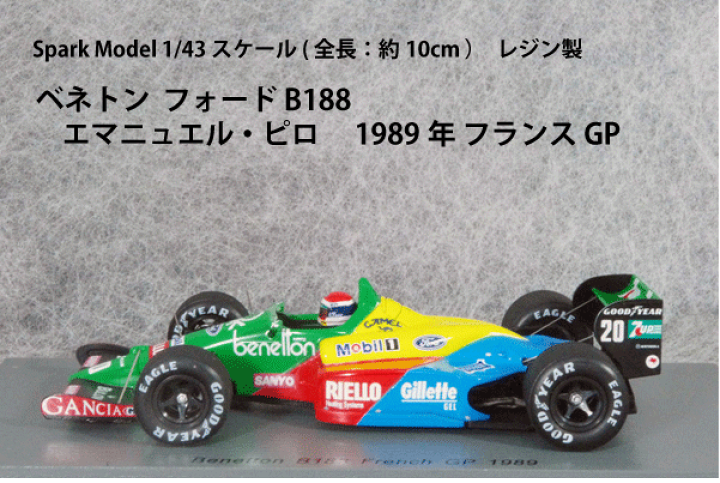 楽天市場】スパーク ミニカー 1/43 スケールベネトン フォード