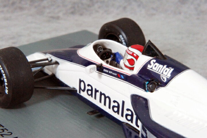 楽天市場】スパーク ミニカー 1/43 スケールブラバム BMW BT52ネルソン 