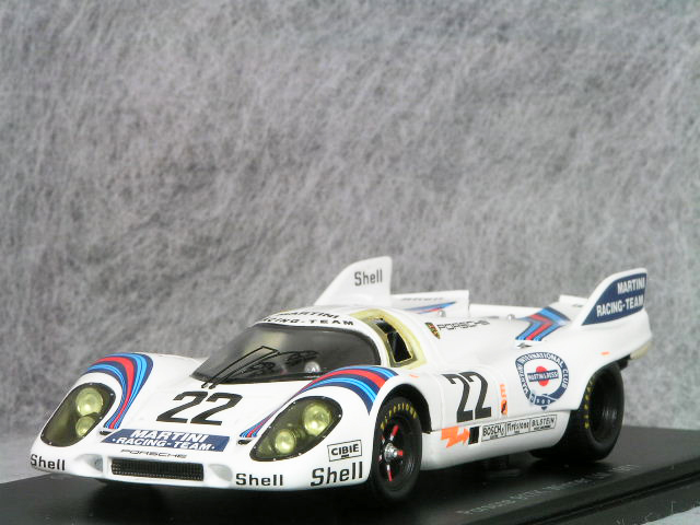 独特な 1970年 ル マン 24時間 優勝車 スパーク 1 日本メーカー新品 43 ポルシェ #22 ヘルムート ジィズ 917K マルコ ヴァン 1971年 レネップ