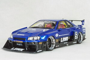 ignition fX ~jJ[ 1/18 XP[oeB[ EH[NLB-ER34 X[p[ VGbg XJCCu[ / ubN #5Nissan ignition