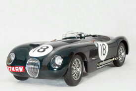 オートアート ミニカー 1/18 スケールジャガー C タイプ1953年 ル マン 24時間レース 優勝車