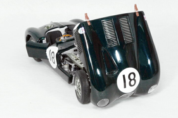 楽天市場】オートアート ミニカー 1/18 スケールジャガー C タイプ1953 