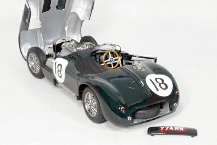 楽天市場】オートアート ミニカー 1/18 スケールジャガー C タイプ1953 