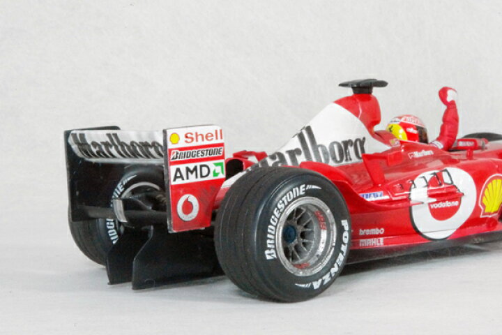 楽天市場】ホット ホィール ミニカー 1/18 スケールフェラーリ F2003 