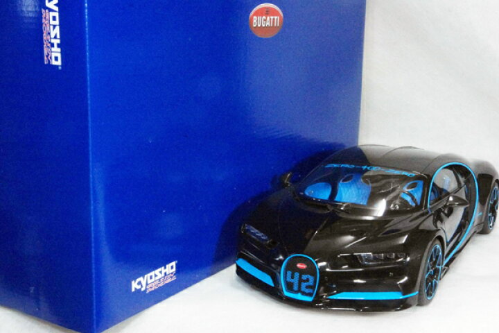 楽天市場】Kyosho ミニカー 1/12 スケールブガッティ シロン 42 