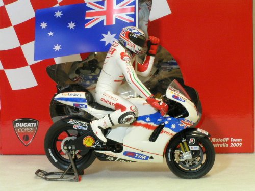 1 2021人気No.1の 12 バイク モーターサイクル ミニチャンプス ミニカー ドゥカティ デスモセデッチ モトGP GP ケーシー オーストラリア 優勝 ストーナー 2009年 GP09 く日はお得