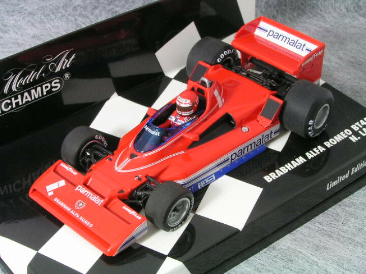 楽天市場】ミニチャンプス ミニカー 1/43 スケールブラバム アルファ 