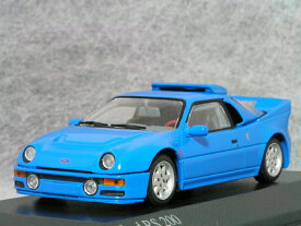 ミニチャンプス 1/43フォード RS 2001986年 エレクトリック ブルー