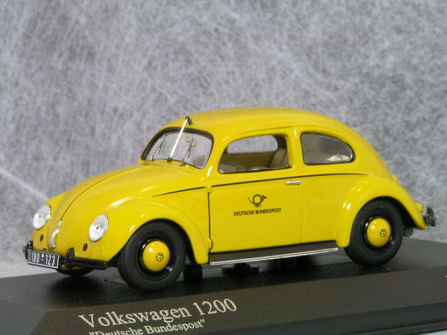定番人気！ 最大68％オフ 1 43 フルクスワーゲン VW ミニチャンプス ミニカー スケールフォルクス エクスポートドイツ連邦郵便局 DBP 1200 スプリット 1951年 ワーゲン リヤウインド
