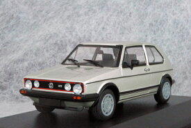 ミニチャンプス 1/43 (マキシ）スケール ミニカーフォルクス ワーゲン ゴルフ 1 GTI1983年 シルバー