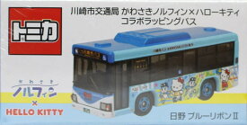 新品　トミカ 川崎市交通局オリジナルかわさきノルフィン × ハローキティコラボ ラッピングバス 240001012029