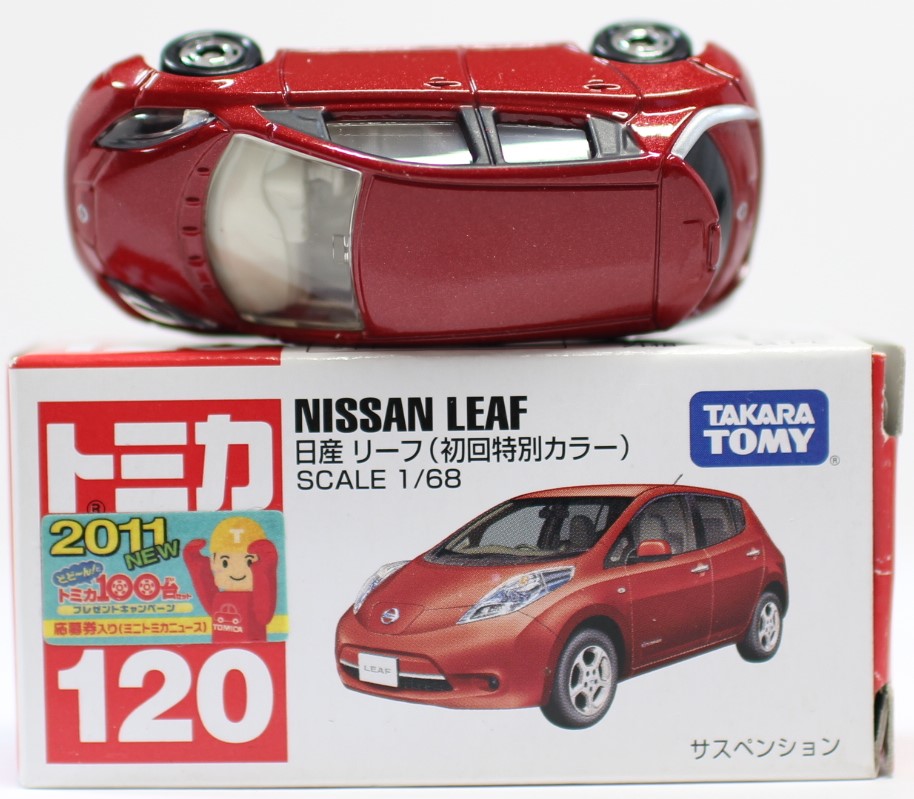 【USED】トミカ No.120 日産 リーフ (箱)※初回特別カラー 240001013067 | mini cars 　楽天市場店