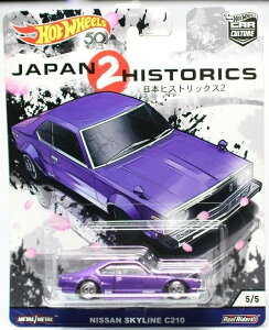 �V�iHOTWHEELS JAPAN HISTORICS2 �z�b�g�E�B�[���@���{�q�X�g���b�N2/NISSAN SKYLINE 240001012234